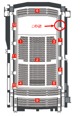 杉並公会堂 座席表 コンサート日記